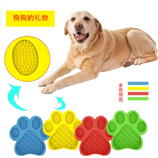 Tapete de Lamber de Silicone para Banho de Cães