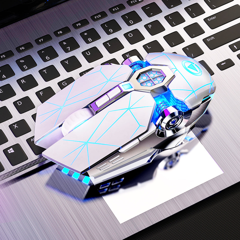 Mouse Gamer com Fio Silencioso