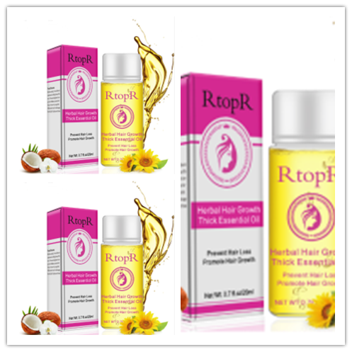 Tratamento Líquido em Óleo Essencial para Crescimento Rápido e Potente do Cabelo e Prevenção de Queda, 20 ml