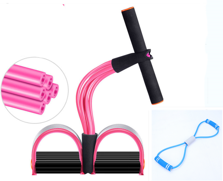 Elástico de Látex com Alça e Pedal para Treino