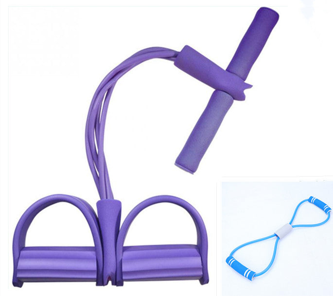 Elástico de Látex com Alça e Pedal para Treino