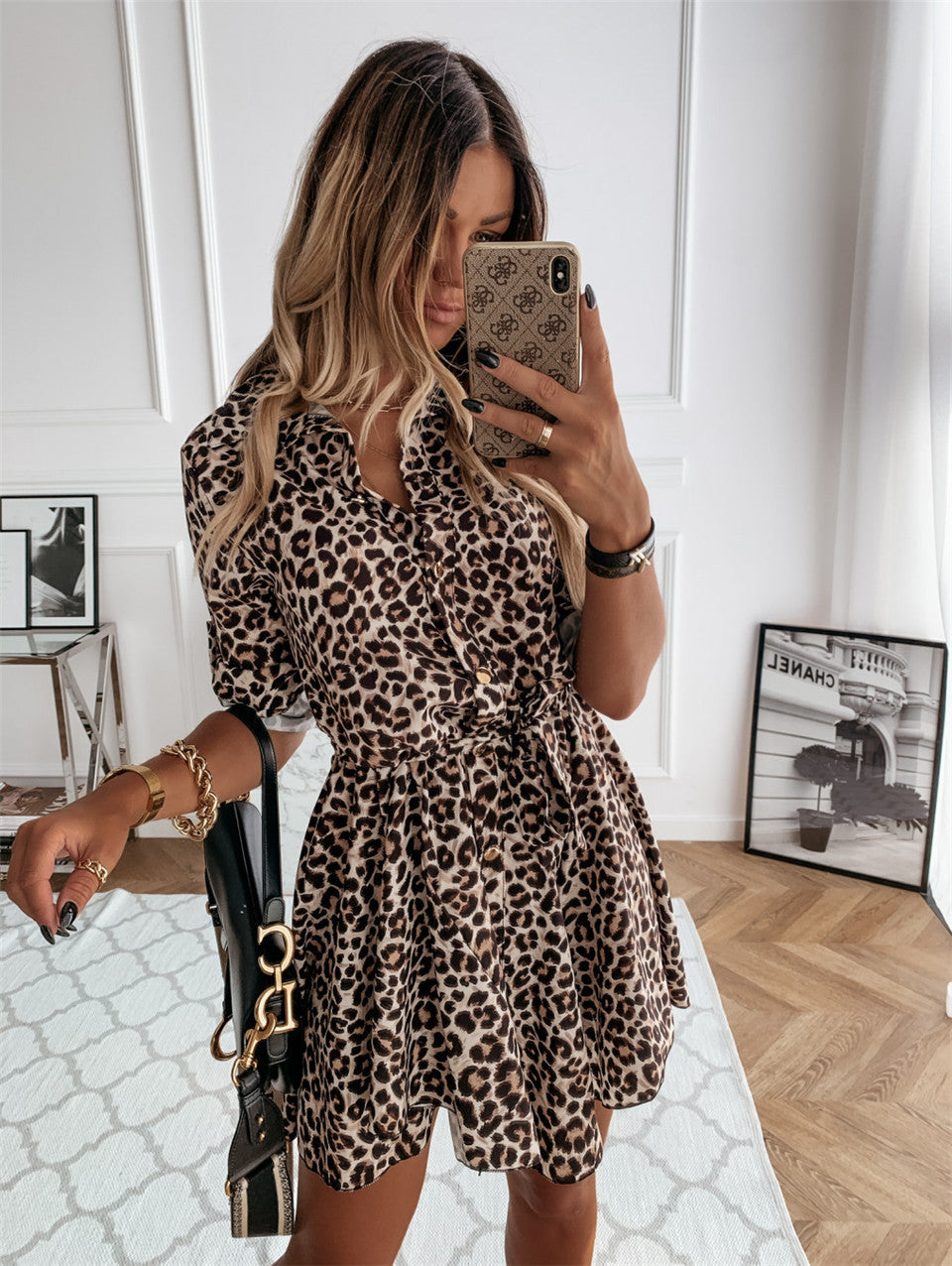 Vestido Casual da Moda Feminino