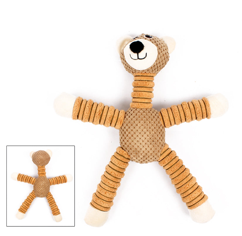 Brinquedo Sólido com Som e Resistente a Mordidas para Cães Pequenos e Médios