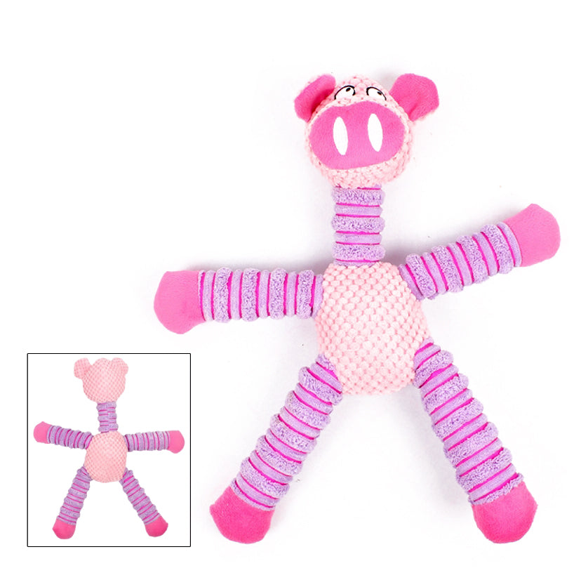 Brinquedo Sólido com Som e Resistente a Mordidas para Cães Pequenos e Médios