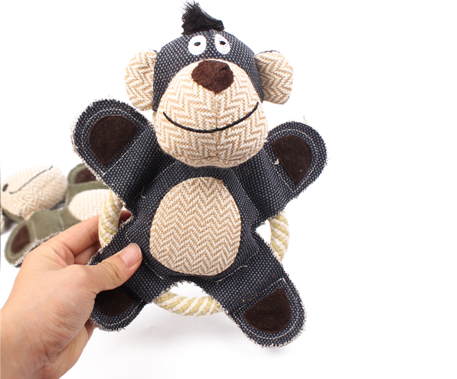 Brinquedo Sólido com Som e Resistente a Mordidas para Cães Pequenos e Médios