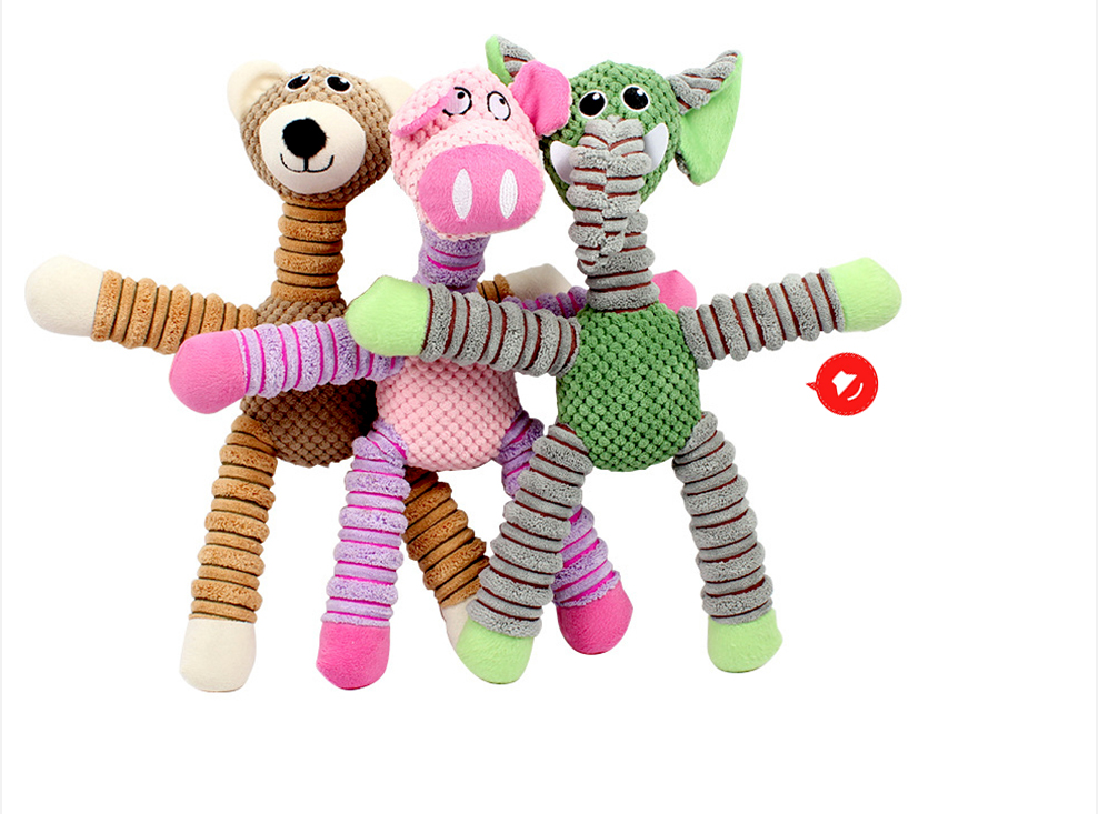 Brinquedo Sólido com Som e Resistente a Mordidas para Cães Pequenos e Médios