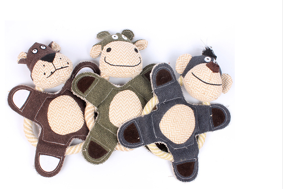 Brinquedo Sólido com Som e Resistente a Mordidas para Cães Pequenos e Médios