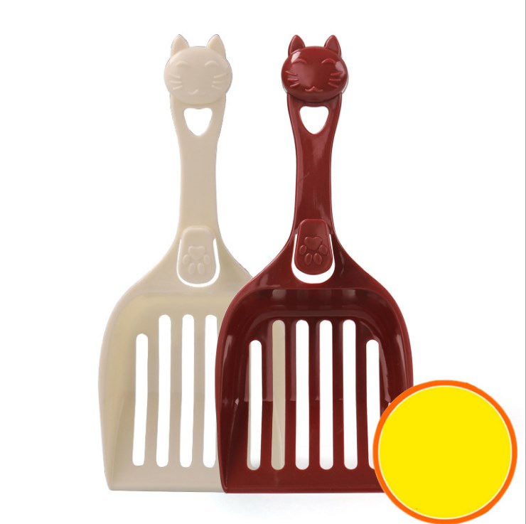 Pá Sanitária de Plástico para Caixa de Areia de Gatos