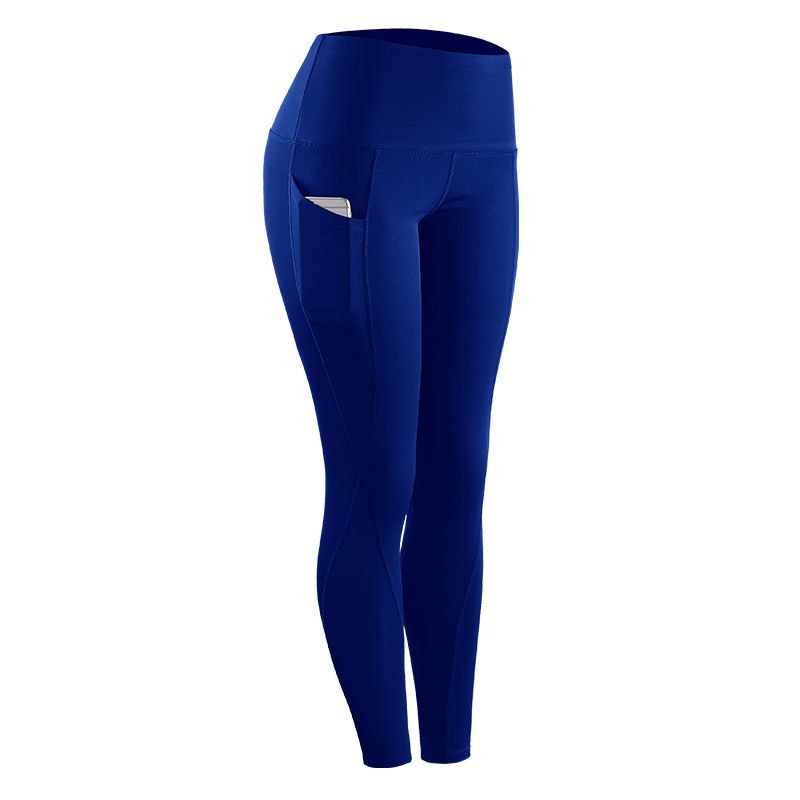 Legging Esportiva Slim Compressora Elástica Feminina com Bolsos