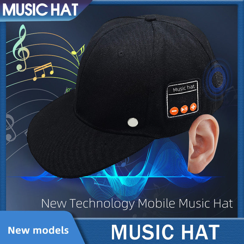 Boné com Fone Bluetooth para Música - Esportes
