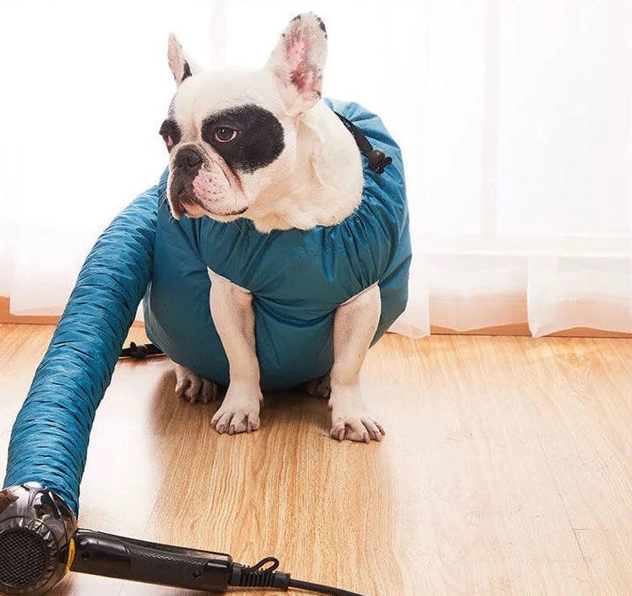Saco de Secagem Automático com Secador de Cabelo para Banho de Pets
