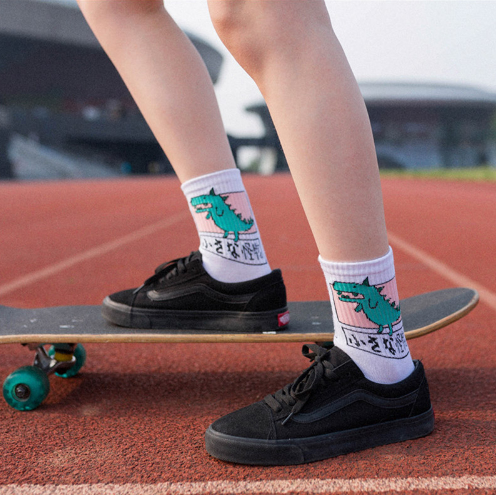 Meias Femininas Estilo Harajuku com Bichinhos Fofos