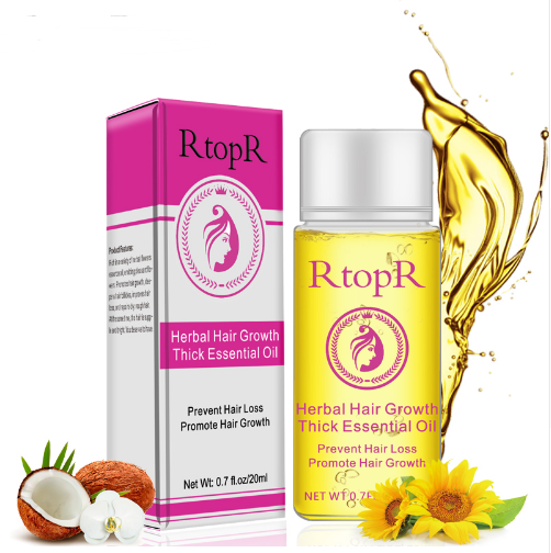 Tratamento Líquido em Óleo Essencial para Crescimento Rápido e Potente do Cabelo e Prevenção de Queda, 20 ml