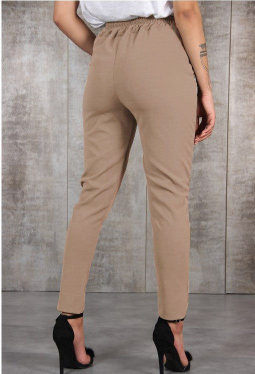 Calça Casual de Cintura Versátil