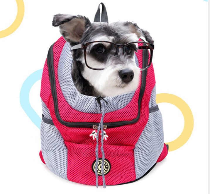 Mochila Peitoral Portátil para Transporte de Cães e Gatos