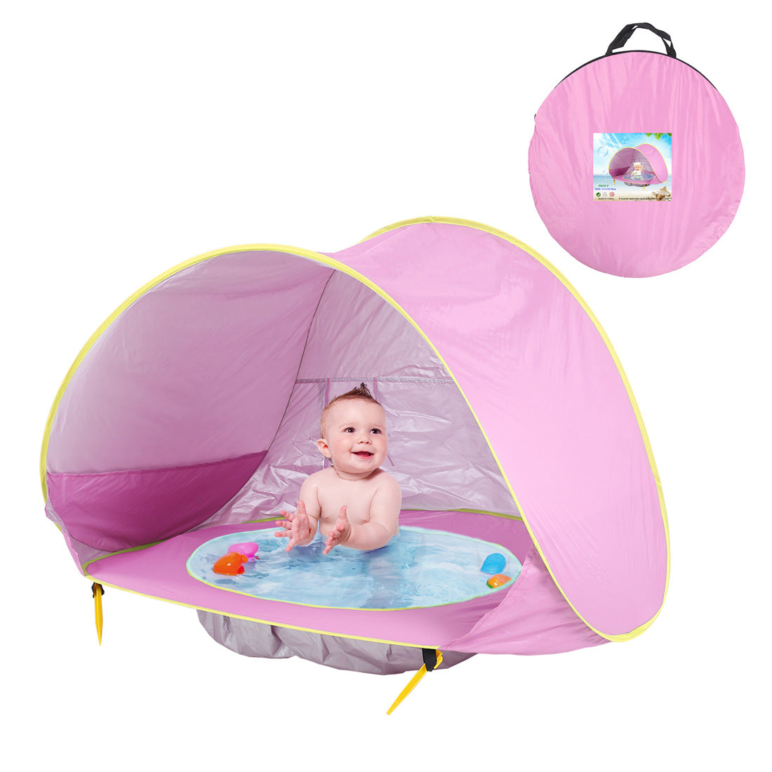 Barraca de Praia Infantil Dobrável com Proteção UV