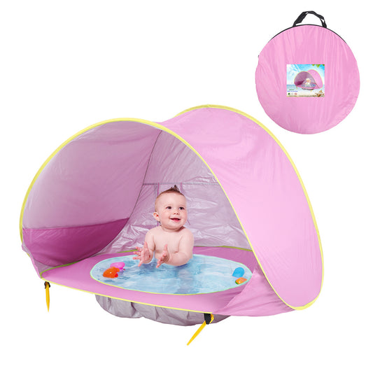Barraca de Praia Infantil Dobrável com Proteção UV