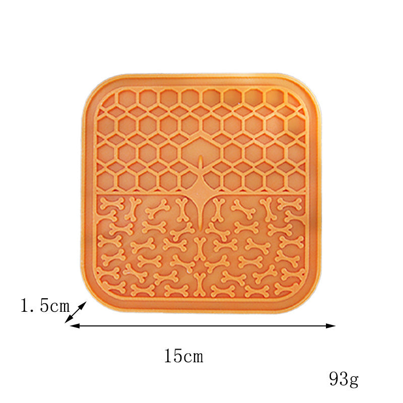 Tapete de Lamber de Silicone para Alimentação Lenta de Cães