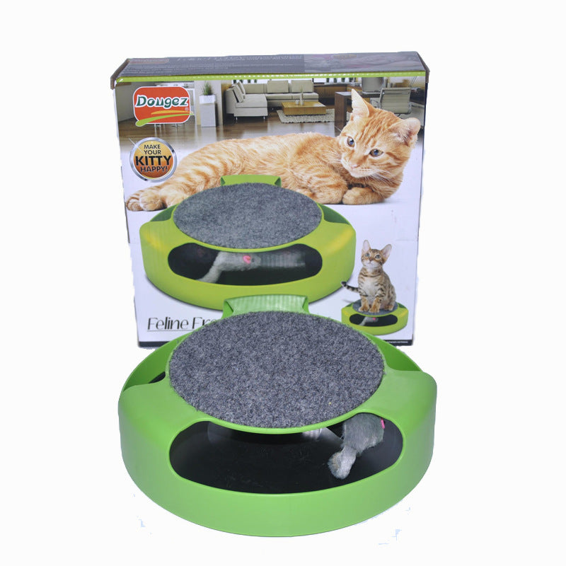Brinquedo Giratório de Rato sem Sombra para Gatos