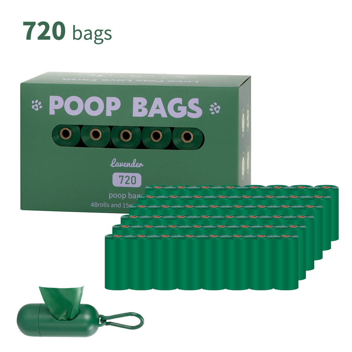 Sacolas Biodegradáveis com Alça para Dejetos de Cães e Gatos