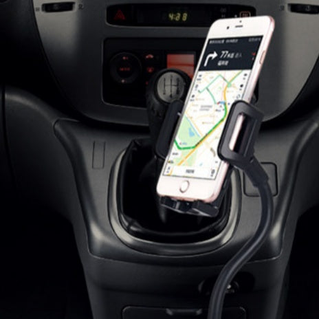 Suporte de Celular e Garrafa de Água de Duas Cabeças para Carro
