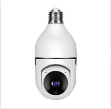 Câmera WiFi 1080P em Lâmpada E27 com Zoom 4X, Monitoramento de Alarme Doméstico 5G