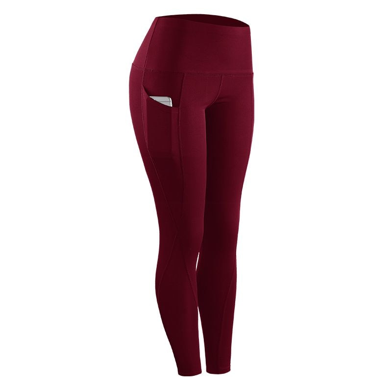Legging Esportiva Slim Compressora Elástica Feminina com Bolsos