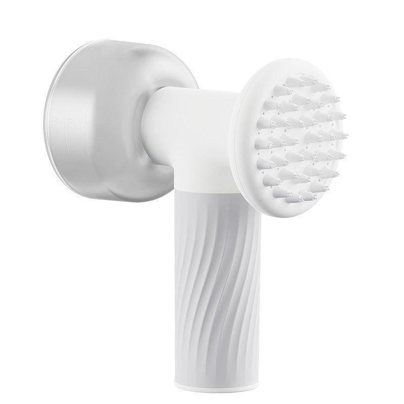 Escova de Banho Elétrica com Dispenser de Shampoo e Espuma Automática para Cães e Gatos