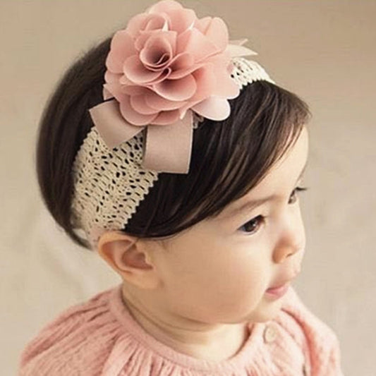 Faixa de Cabelo de Renda para Bebê