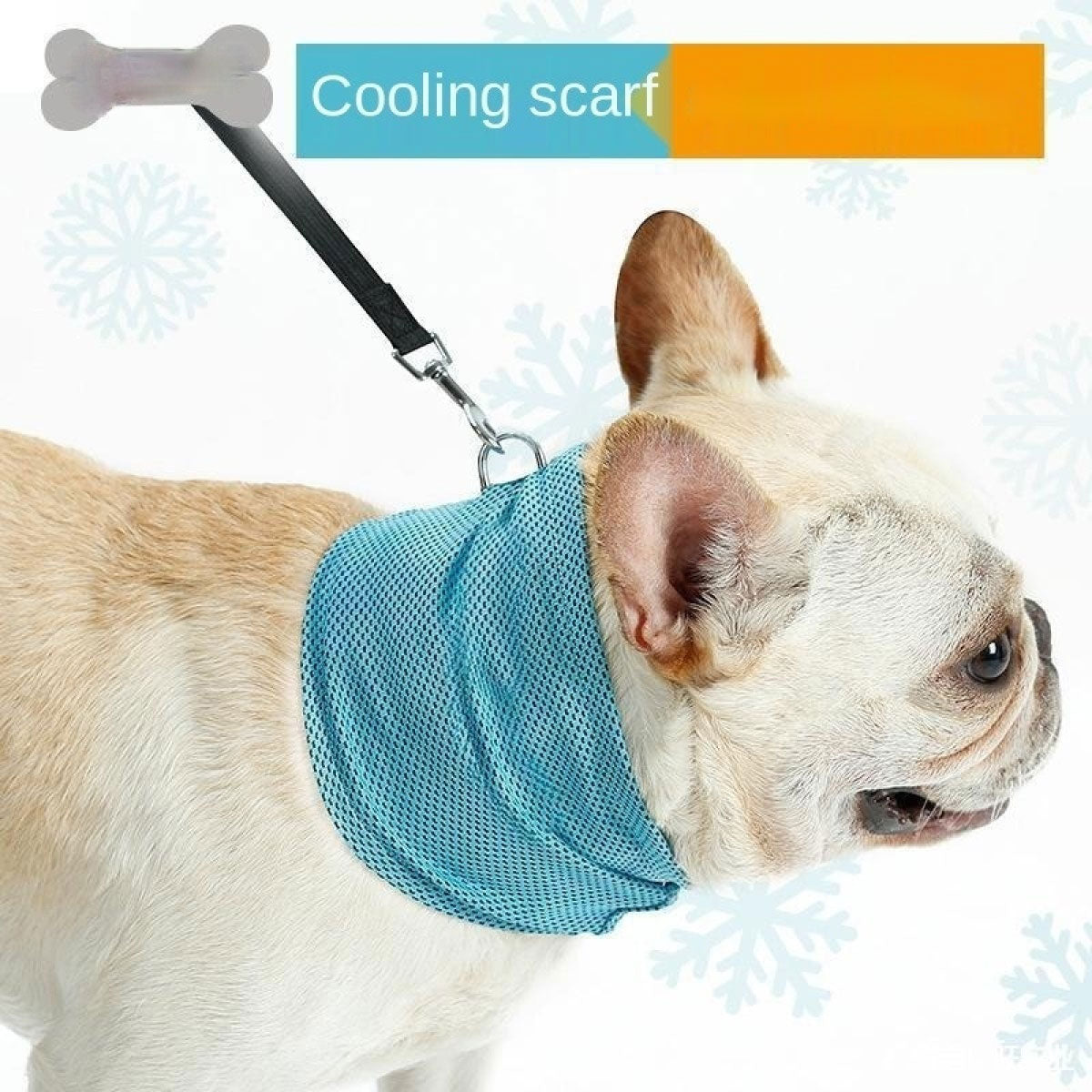 Bandana Refrescante Instantânea para Cães - Verão