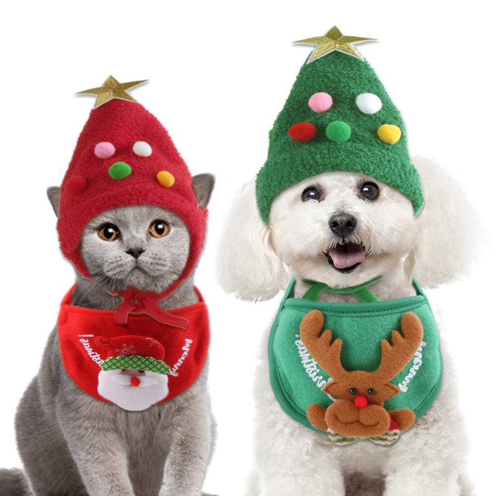Chapéu de Árvore de Natal para Pets