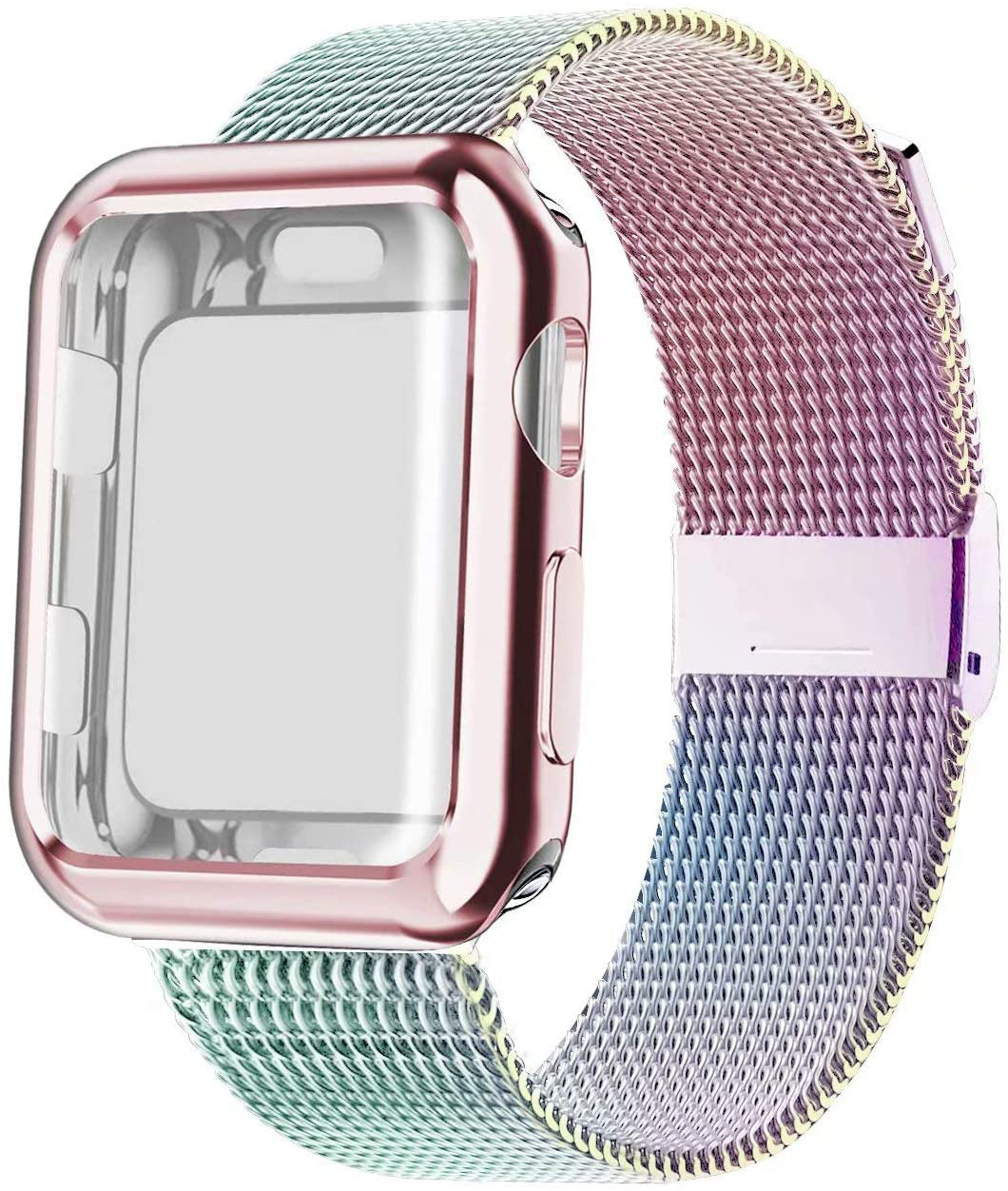 Pulseira Magnética Milanesa de Metal para Apple Watch