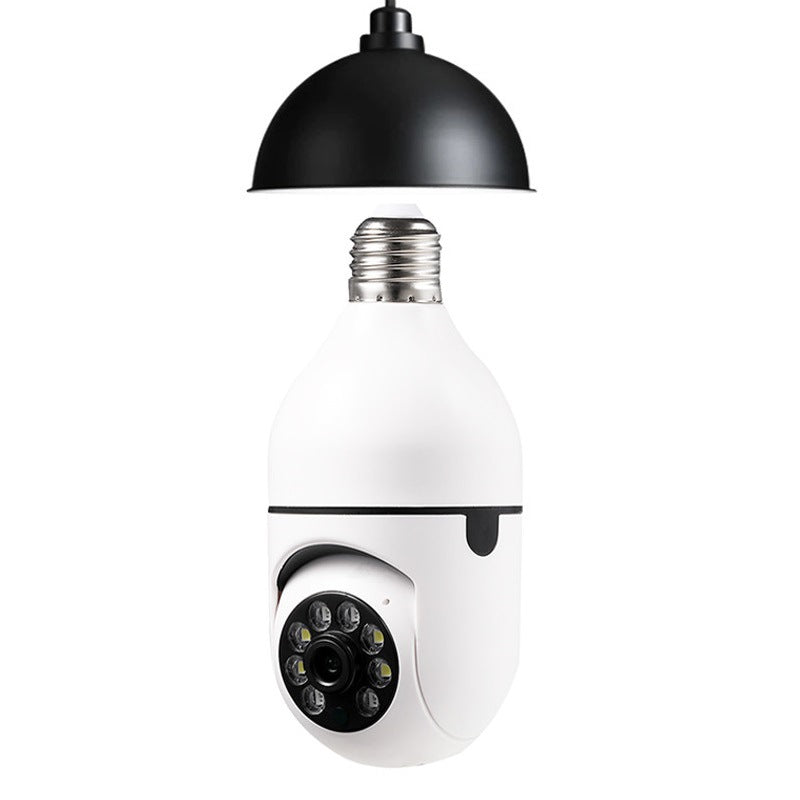 Câmera WiFi 1080P em Lâmpada E27 com Zoom 4X, Monitoramento de Alarme Doméstico 5G