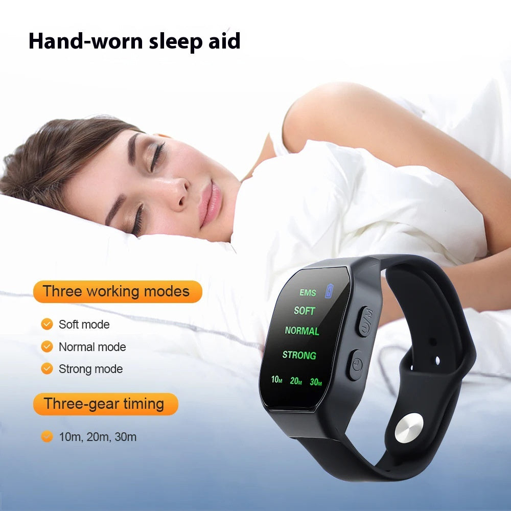 Relógio Inteligente de Microcorrente para Pulso, Auxiliar para Dormir