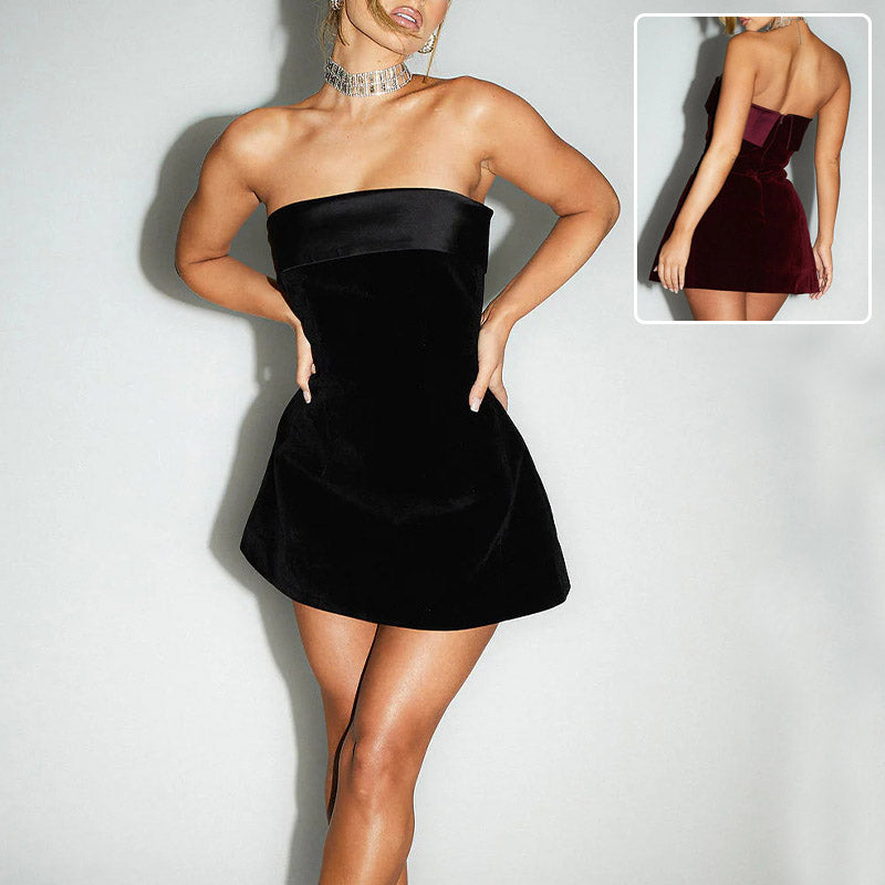 Vestido Curto Tomara que Caia Slim com Zíper para Festa e Noite Feminino