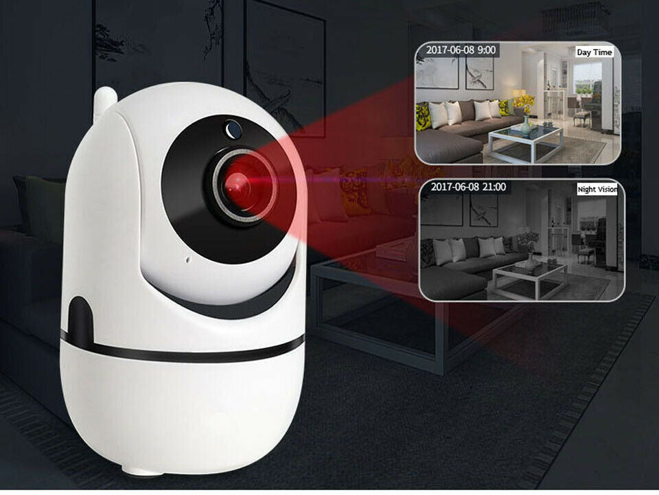 Câmera de Segurança IP WiFi sem Fio para Monitoramento Doméstico (CFTV)