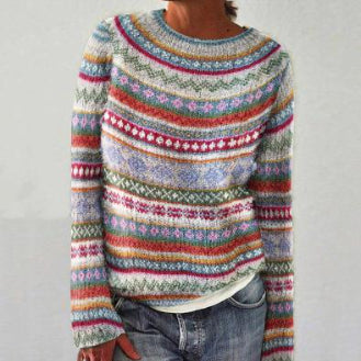 Suéter Pulôver da Moda Feminino
