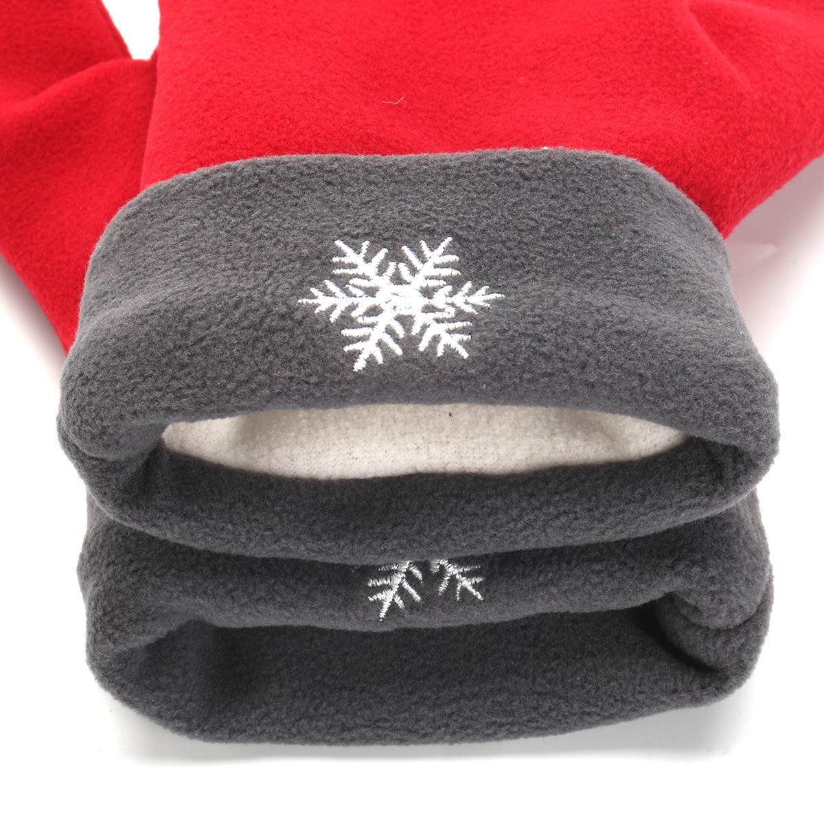 Luvas de Casal de Fleece Polar Quentinhas - Presente de Natal
