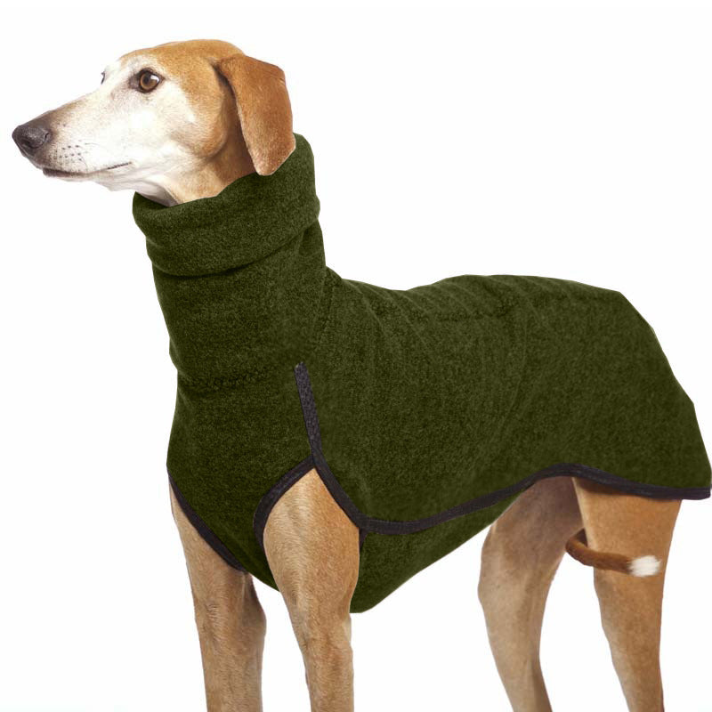 Roupa Quentinha Gola Alta para Cães Grandes e Filhotes