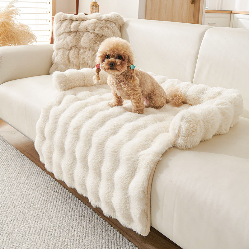 Tapete Térmico Grosso Antiderrapante para Cães - Inverno