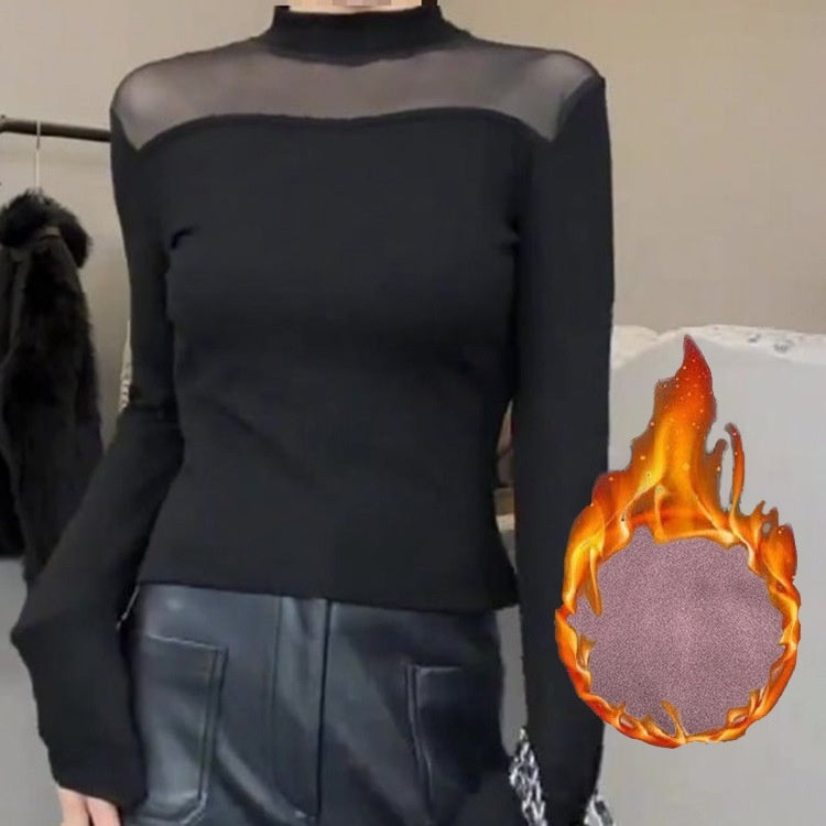 Roupa Térmica de Gola Alta Feminina