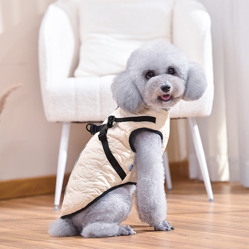 Colete Quebra-vento Térmico Estiloso para Pets