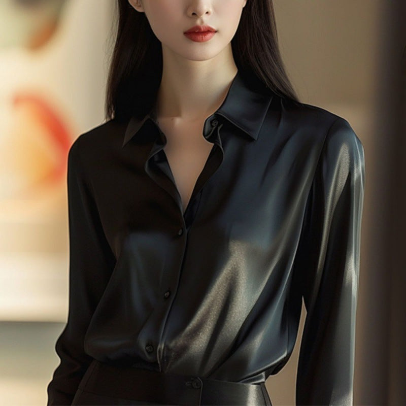 Blusa Roxa Retrô Elegante Feminina