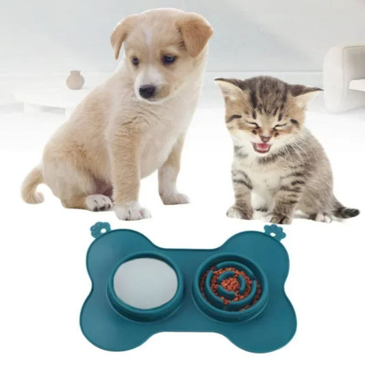 Tapete de Lamber de Silicone Antiderrapante para Alívio de Ansiedade e Treino de Cães e Gatos