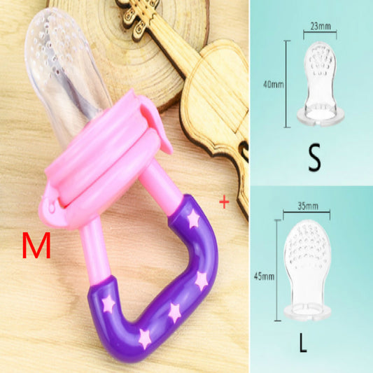 Chupeta de Silicone para Bebê, Encapsulada, Auxilia na Alimentação Complementar