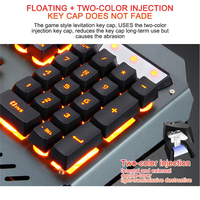 Teclado Mecânico Gamer com Fio