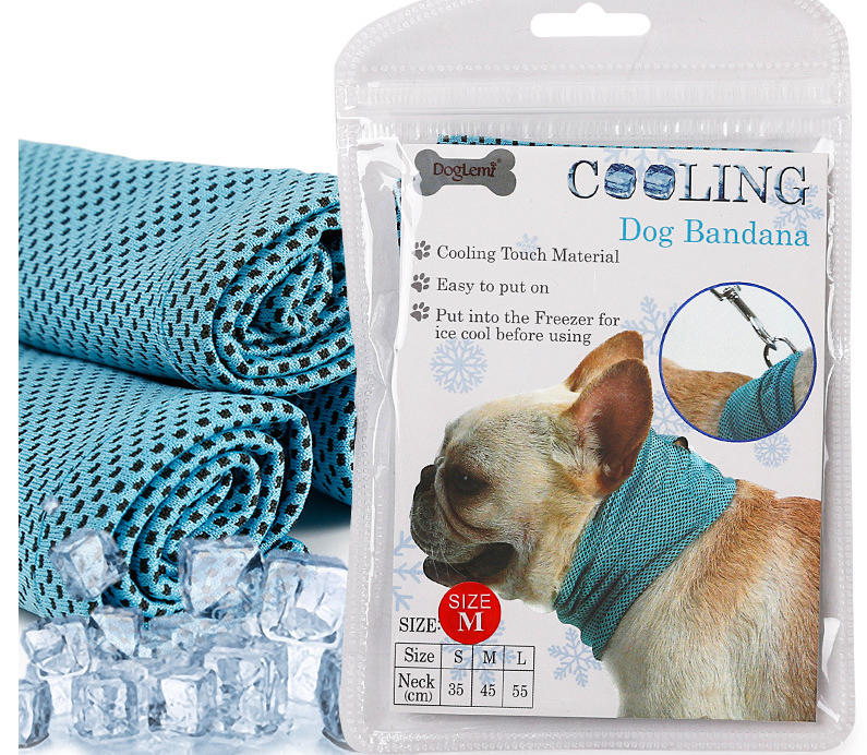Bandana Refrescante Instantânea para Cães - Verão