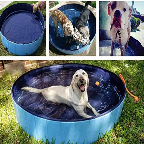 Piscina Dobrável para Banho de Cães Grandes