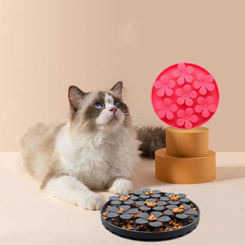 Kit de Alimentação Lenta com Ventosa e Tapete de Cheirar para Gatos