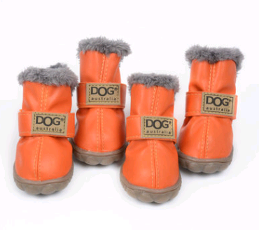 Botas de Neve Grossas e Quentinhas para Cães - Outono e Inverno